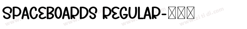 SpaceBoards Regular字体转换